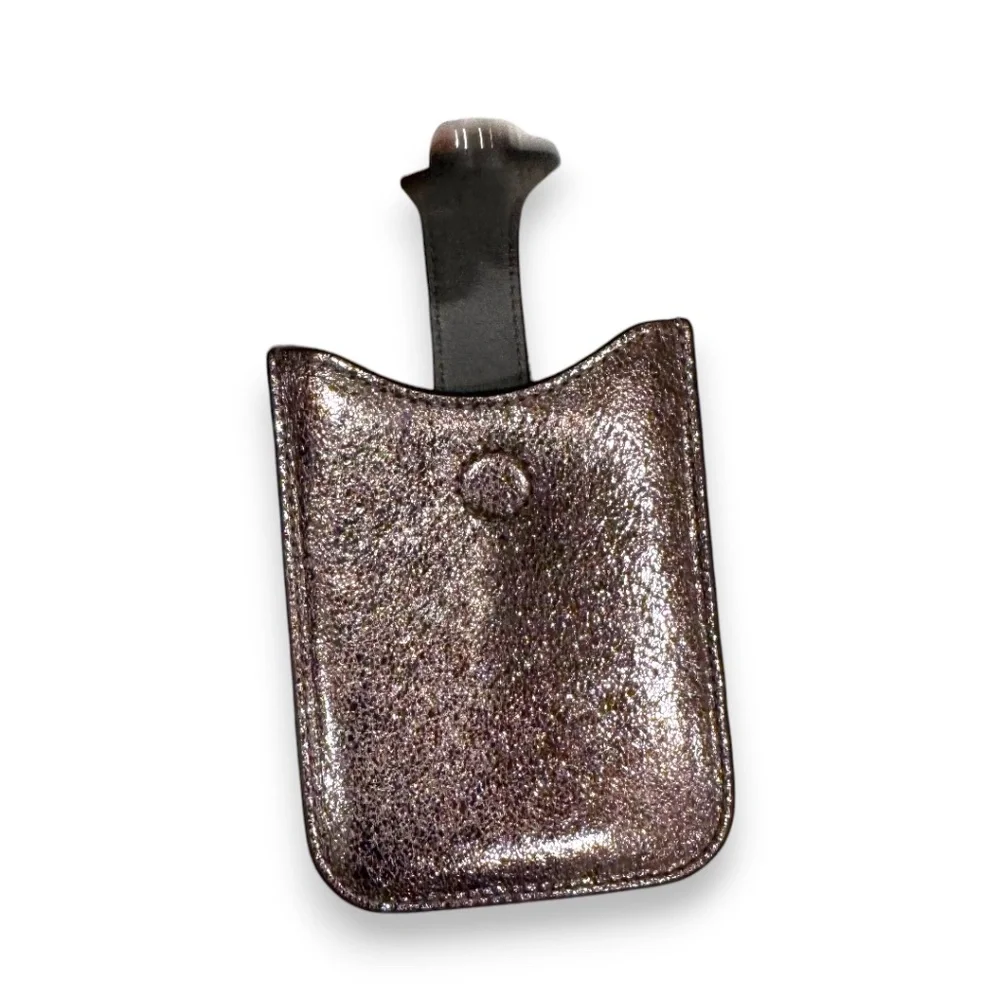 Coach Metallic Leather Phone Pouch / Mini Case